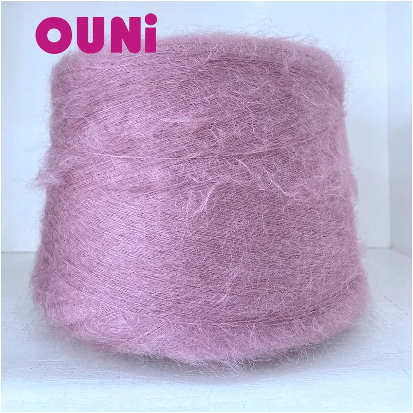 Super Kid Mohair Ama Silk Print Lace Yarn Mohair Silk Gradiente para 5gauge camisola máquina Knitting e Crochet
