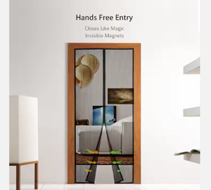 Thiết kế hiện đại muỗi cửa lưới dải màn hình nhà máy-cung cấp <span class=keywords><strong>Polyester</strong></span> lưới Rèm cho cửa màn hình - Product Image 1