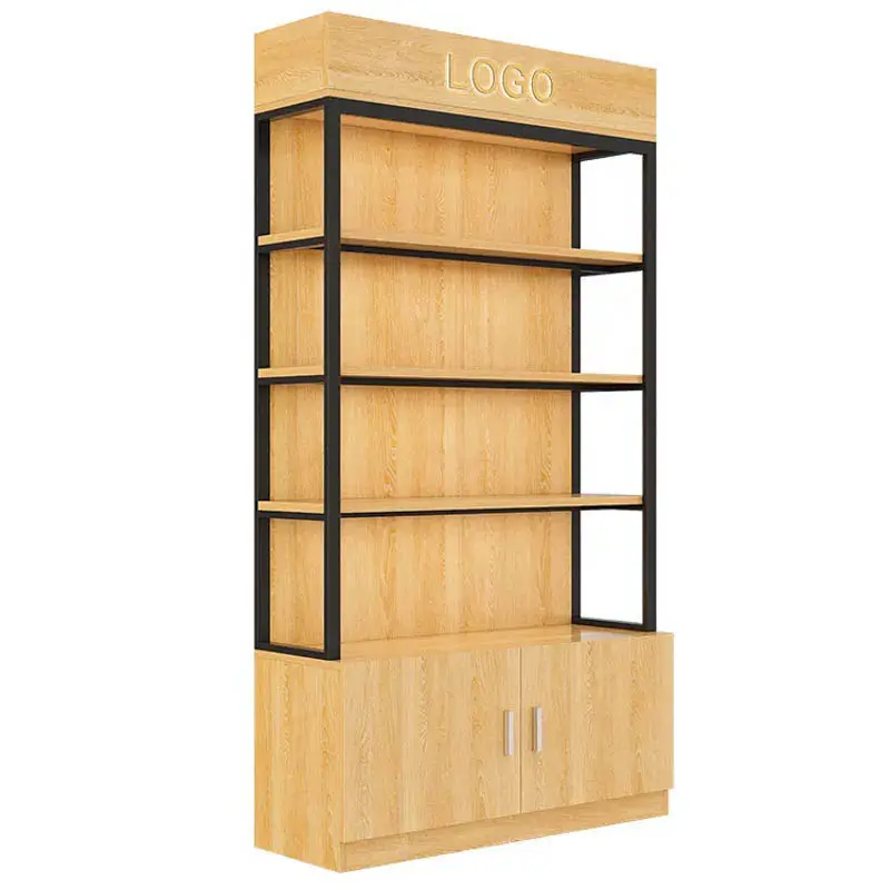 New Coming Good Quality Wooden Single-Sided Supermarket Shelf