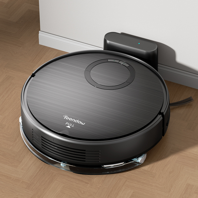 Teendow Oem Odm Wifi Tuya App Intelligent Vacuum Cleaner Sweep and Mop Smart Floor Cleaning Random Robot Vacuum Cleaner