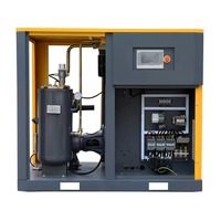Compresseur d'air industriel à vis Airking, à faible consommation d'énergie, alimenté en courant alternatif, haute capacité, faible bruit, sans huile, stationnaire, refroidi par air