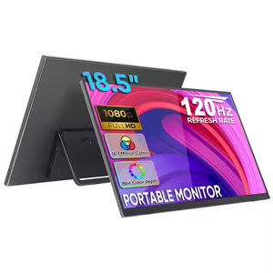 SIBOLAN 18,5 Zoll 1080P VESA Stand verstellbar Leichtes rahmenloses IPS HDR Gaming Display Zweiter tragbarer Monitor für Laptops - Product Image 1