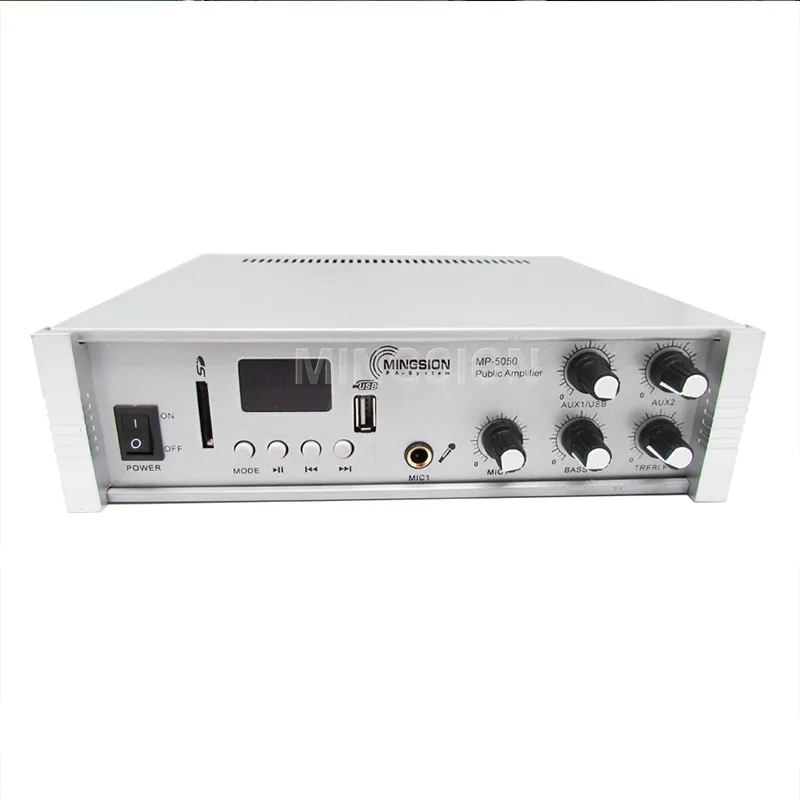 Bluetooth FM radio 20W Professional Stereo Power mixer Amplifier With U Disk SD Card For Pubic Address Sound System
