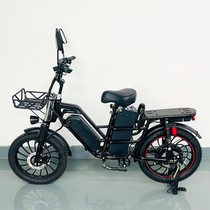 Vélo cargo électrique du fabricant, 48V65AH, double batterie, suspension intégrale, frein à disque, pour adultes, livraison de nourriture, trajets urbains, vélo électrique - Product Image 1