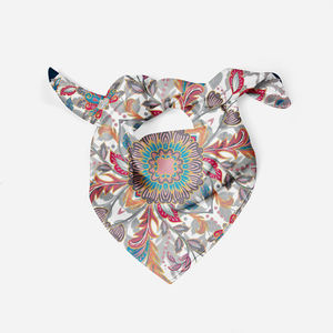 Bufanda <span class=keywords><strong>de</strong></span> seda versátil para trenzas <span class=keywords><strong>de</strong></span> <span class=keywords><strong>cabello</strong></span> Coletas y bollos Bufandas <span class=keywords><strong>de</strong></span> seda elegantes para mujeres y Bandana <span class=keywords><strong>de</strong></span> seda <span class=keywords><strong>con</strong></span> patrón personalizado único - Product Image 1