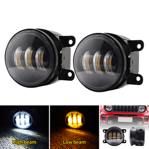 Luces antiniebla LED de doble color de 4 pulgadas y 30W, luces de 12/24W y 30W para Grant FL <span class=keywords><strong>Lada</strong></span> Vesta <span class=keywords><strong>Lada</strong></span> Khrey 21214 <span class=keywords><strong>Niva</strong></span> Urban para <span class=keywords><strong>Renault</strong></span> Logan - Product Image 2
