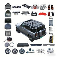 Accessoires pour Jetour T2 2025 2026 : Kit de carrosserie amélioré, accessoires intérieurs et extérieurs, barres de toit, échelle pliante tout-terrain, boîte latérale