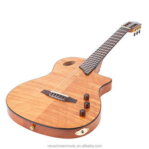 Guitarra de escenario de alta calidad Solid Top Engleman Spruce y Okoume - Product Image 1