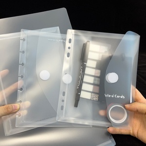 Archivalpro A5 7 anillo 3 unids/pack transparente agua a prueba de polvo documentos papelería accesorios Oficina escuela planificador bolsa de almacenamiento - Product Image 1