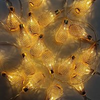 Guirlandes lumineuses TSINYE en forme de goutte d'eau, 1,5 m, 3 m, alimentées par piles, blanc chaud, gouttes de pluie dorées pour la décoration de la maison et des mariages