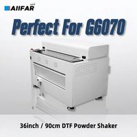 Machine de secouage et de séchage de poudre thermofusible améliorée de 90 cm/36 pouces pour imprimante DTF G6070