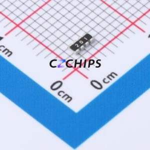 Réseau de résistances RTA03-4D201JTP 0603x4 (Résistance : 200 Ohms) (Précision : 5%) Puissance par élément : 62,5 mW - Product Image 1