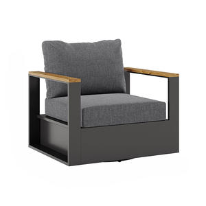 Conjunto de Sofás de Jardín de Metal Modernos, Ecológicos, Duraderos e Impermeables para Hoteles y Boutiques - Product Image 4