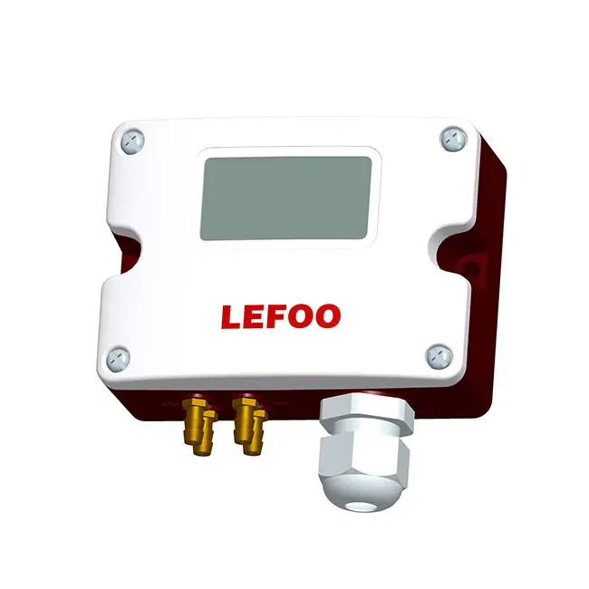 LEFOO LFM5 <span class=keywords><strong>Pemancar</strong></span> Tekanan Diferensial, Tampilan Digital Pembersih Udara untuk Sistem Medis Deteksi Udara atau Gas Netral