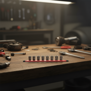 235 1/2 N/SE15 Socket Set Metric Chrome Vanadium Steel Wrench <b>Tool</b> Kit - Product Image 3