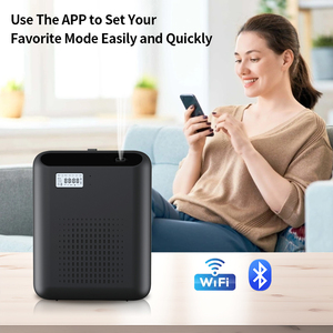 เครื่องกระจายกลิ่นหอมแบบติดผนังไร้น้ำ ควบคุมผ่านแอพ WiFi เงียบ ใช้ระบบพ่นละอองเย็น เหมาะสำหรับใช้ในเชิงพาณิชย์ เช่น โรงแรม สำนักงาน ล็อบบี้ - Product Image 2
