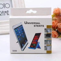 Prix bon marché support de bureau universel pliable téléphone portable support de tablette Portable paresseux téléphone portable support universel en plastique