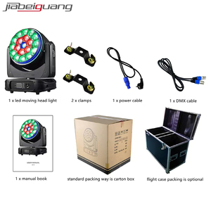 19x40W Ojos de abeja Led Luz con cabezal móvil <span class=keywords><strong>Martin</strong></span> <span class=keywords><strong>Mac</strong></span> Aura 19x40W Rgbw 4in1 Zoom Wash Led Cabeza móvil Disco PUB Dj Luces - Product Image 6