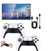 Console de Jeu Vidéo Rétro P M15 Pro Mini avec Lecteur de Jeu HD TV 4K, Plus de 20000 Jeux, Manette Sans Fil et Fonctionnalités Intégrées pour Enfants