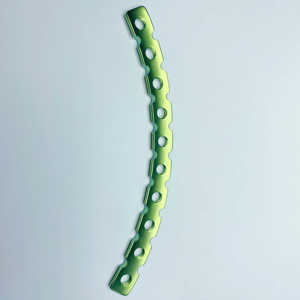 แผ่นล็อคโค้งไทเทเนียมสำหรับศัลยกรรมกระดูกและหน้ากาก วัสดุสำหรับการผ่าตัดและรักษาโรคกระดูก แผ่นล็อคแบบกรงพร้อมสกรูสำหรับการผ่าตัดกระดูก - Product Image 3