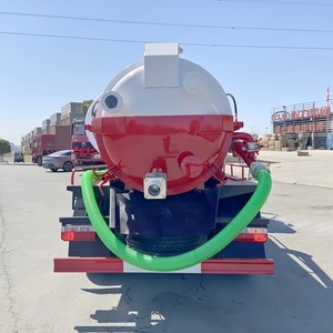 Camion d'aspiration des eaux usées DFAC 6000L 4X2, camion-citerne à vide pour l'aspiration des eaux septiques et des excréments, à vendre - Product Image 5