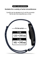 BEEFLYPOWER Tali Nilon Pengganti Gelang Olahraga Bernapas yang Dapat Disesuaikan untuk Aksesori Loop Gelang Garmin CIRQA