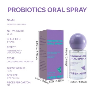<span class=keywords><strong>Spray</strong></span> <span class=keywords><strong>buccal</strong></span> probiotique <span class=keywords><strong>sans</strong></span> <span class=keywords><strong>alcool</strong></span>, format portefeuille, 20 ml, emballage neutre, pour usage transfrontalier - Product Image 5