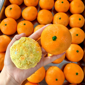 Juguete Antiestrés Crunchy Ball Naranja en Forma de Bloque para Niños de 5 a 7 Años - Product Image 1