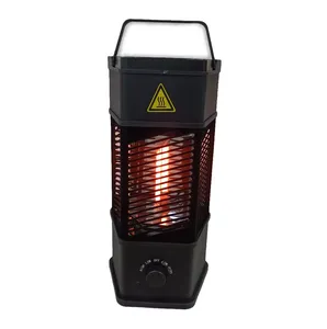 IPX4 Waterproof 400-800W Portable Electric Heater Infrared Room Heater For Outdoor And Indoor Space Heating