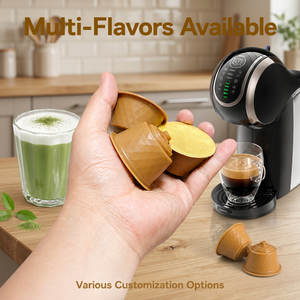 แคปซูลมัทฉะระดับพรีเมียมสำหรับพิธีชงชา ใช้ร่วมกับเครื่อง Dolce Gusto ได้ ชาเขียวออร์แกนิกเพื่อสุขภาพ สั่งซื้อจำนวนมาก - Product Image 1