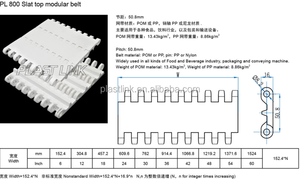 ベルトセットコンベアシステム付属品800ナイロンスプロケット<span class=keywords><strong>PL</strong></span> 800カスタマイズ可能 - Product Image 5