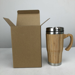 <span class=keywords><strong>2021</strong></span> 480ML Venta al por mayor Café de bambú natural Té Tazas de coche con tapa para beber - Product Image 5