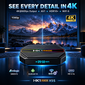 2026 HK1 <span class=keywords><strong>RBOX</strong></span> X5S Smart TV-Box 4K Android 14 S905Y5 4GB 32GB 64GB Dual WLAN BT Fire TV Stick Set-Top-Box Android TV-Box HK1RBOX - Product Image 6