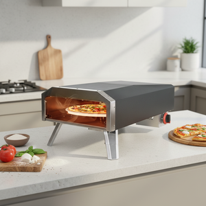 Horno de gas portátil multifuncional de 500 grados con un quemador para tostadas y pizzas pequeñas de jardín - Product Image 1
