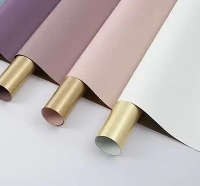 Manufacturer Flower Bouquet Packaging Paper Bopp Plastic Film Flower Wrapping Paper