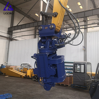 Seiten griff Spund wand Vibrations hammer Bagger montierte hydraulische Ramm hämmer hydraulische Hammer fernbedienung