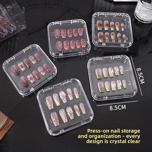 Hộp đựng móng tay giả bằng nhựa bán chạy, hộp trưng bày, hộp đựng, hộp đóng gói móng tay dành cho salon, nhà riêng, dụng cụ làm móng tự làm - Product Image 3