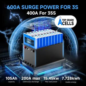 深循环72V 48V 36V 105AH 200AH 300AH锂LiFePO4电池，用于带快速充电器的电动高尔夫球车 - Product Image 3