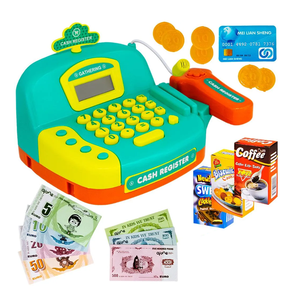 <span class=keywords><strong>Juguete</strong></span> <span class=keywords><strong>de</strong></span> <span class=keywords><strong>caja</strong></span> <span class=keywords><strong>registradora</strong></span> inteligente <span class=keywords><strong>con</strong></span> micrófono <span class=keywords><strong>de</strong></span> música <span class=keywords><strong>de</strong></span> sonido ligero y lector <span class=keywords><strong>de</strong></span> tarjetas para una experiencia <span class=keywords><strong>de</strong></span> juego <span class=keywords><strong>de</strong></span> simulación interactiva - Product Image 1