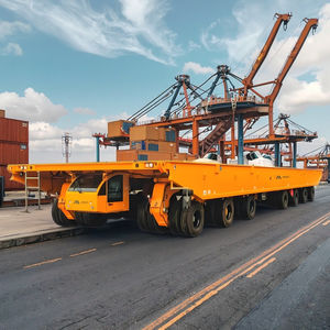 JOZOTG新型2/3/4轴平板半挂车，用于20英尺/40英尺/45英尺集装箱的集装箱运输 - Product Image 2