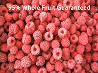 Frambuesas Rojas Congeladas IQF Enteras 95% |   Bayas sin OGM certificadas por BRC |   Productos a granel para panadería, mermeladas y batidos