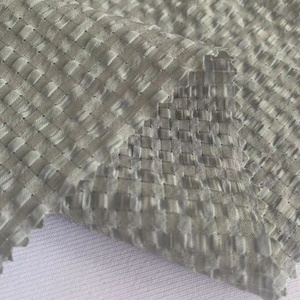 100D 102gsm Lỗ Phong Cách Ice-Cooling Sợi 98% <span class=keywords><strong>Polyester</strong></span> 2% Spandex 4 Way Stretch Selecker Stretch T-shirt Áo Thời Trang Vải - Product Image 6