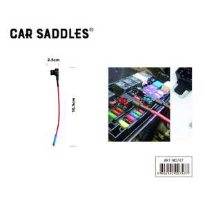 Car Saddles Fuse Tap Connector 2.5cm x 16.5cm Red <b>Wire</b> For Car <b>Electrical</b> System M0747 - Product Image 3