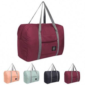 Sac de voyage pliable promotionnel en nylon imperméable et durable pour rangement de bagages, idéal pour la vente en gros - Product Image 6