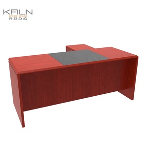 2025 nóng bán Kl-d8102 thiết kế hiện đại rắn gỗ điều hành bảng quản lý ổn định bền bàn văn phòng - Product Image 5