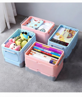 Bac de rangement sous lit rectangulaire moderne de luxe avec roulettes, grande capacité 20-35L, en PP écologique, anti-poussière, avec couvercle transparent, organisation, 10kg
