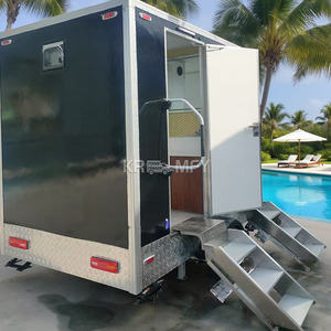 Toilettes publiques mobiles de luxe en gros 2025, remorque de toilettes portables - Product Image 4