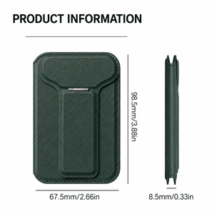 Porte-cartes magnétique universel anti-RFID pour <span class=keywords><strong>iPhone</strong></span> Samsung, support de portefeuille MagSafe, portefeuille de téléphone réglable, vente en gros - Product Image 5