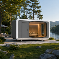 Maisons modulaires préfabriquées de luxe Royalstar F16, structure en acier léger, maison-conteneur de 20 pieds pour hôtel, maison ou bureau