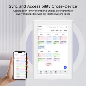 Calendario Inteligente con Pantalla Táctil INSOVISION de 10.1 Pulgadas con Video HD de 1080p, Soporte para MP3, Wi-Fi y Reloj - Product Image 2